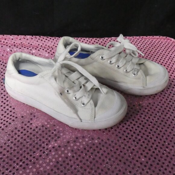 KEDS - Memory Foam Sneakers | 13M | Girls White Crew Kick '75 Shoes - Picture 2 of 15